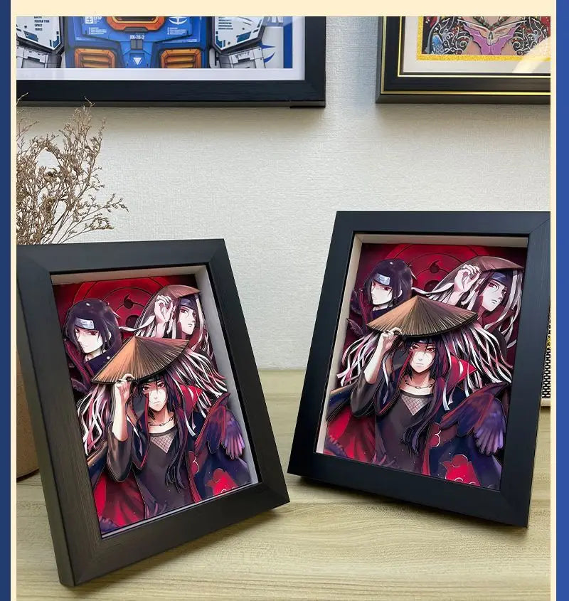 3D Anime Ninja Art Painting