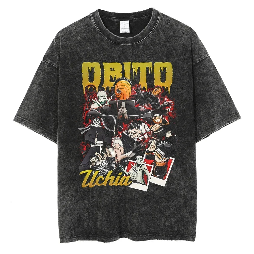 Vintage Anime Print T-Shirt