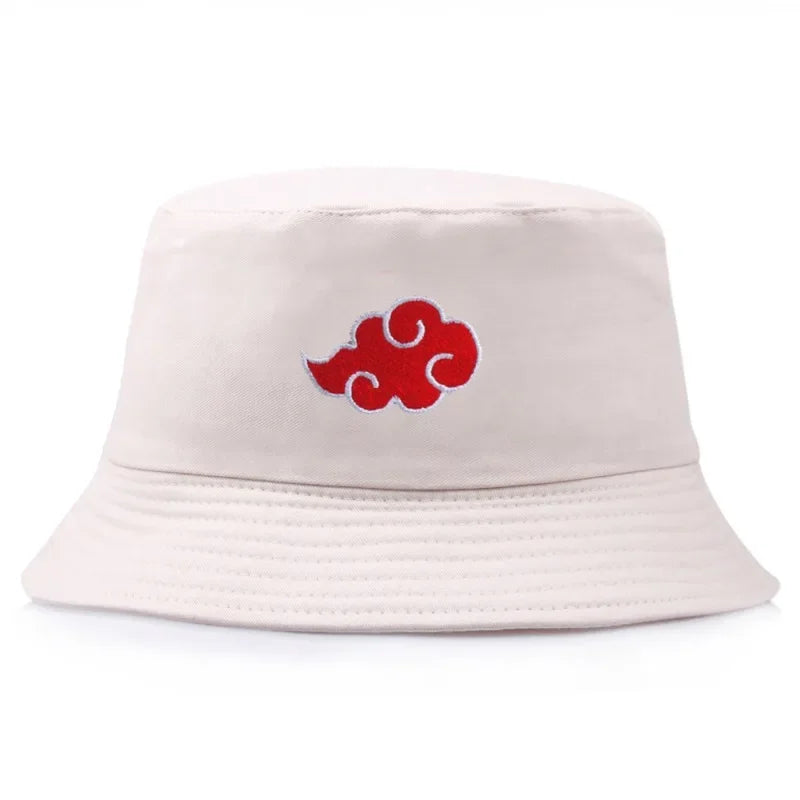 Red Cloud Print Bucket Hat