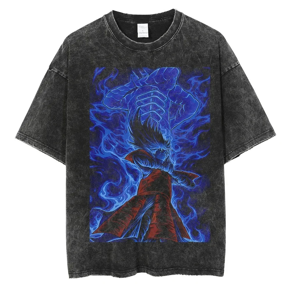 Vintage Anime Print T-Shirt