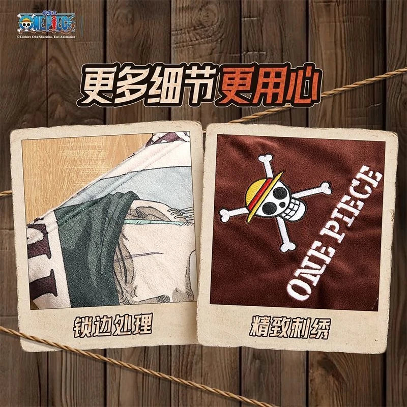 One Piece Portable Anime Blanket