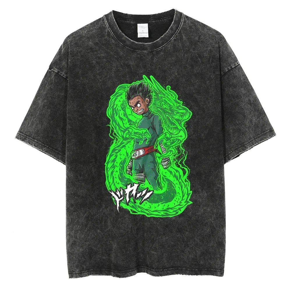 Vintage Anime Print T-Shirt