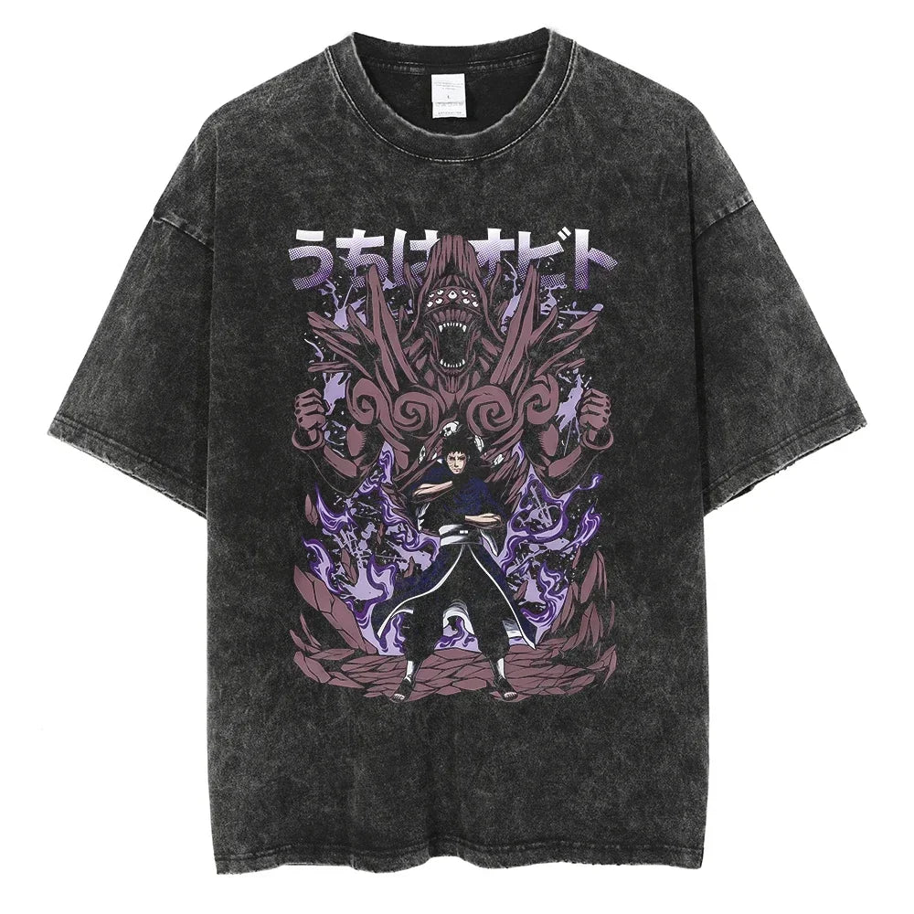 Vintage Anime Print T-Shirt