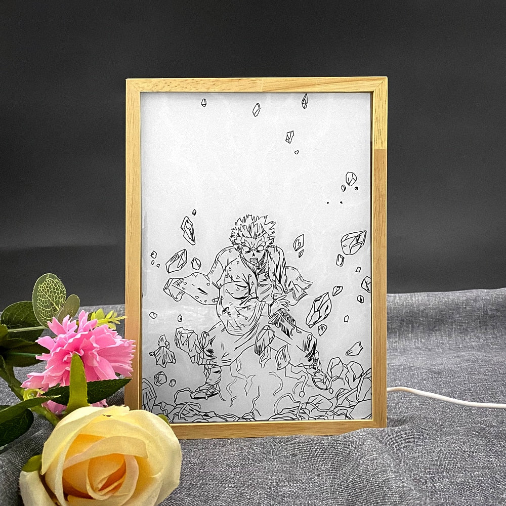 Kimetsu No Yaiba LED Painting