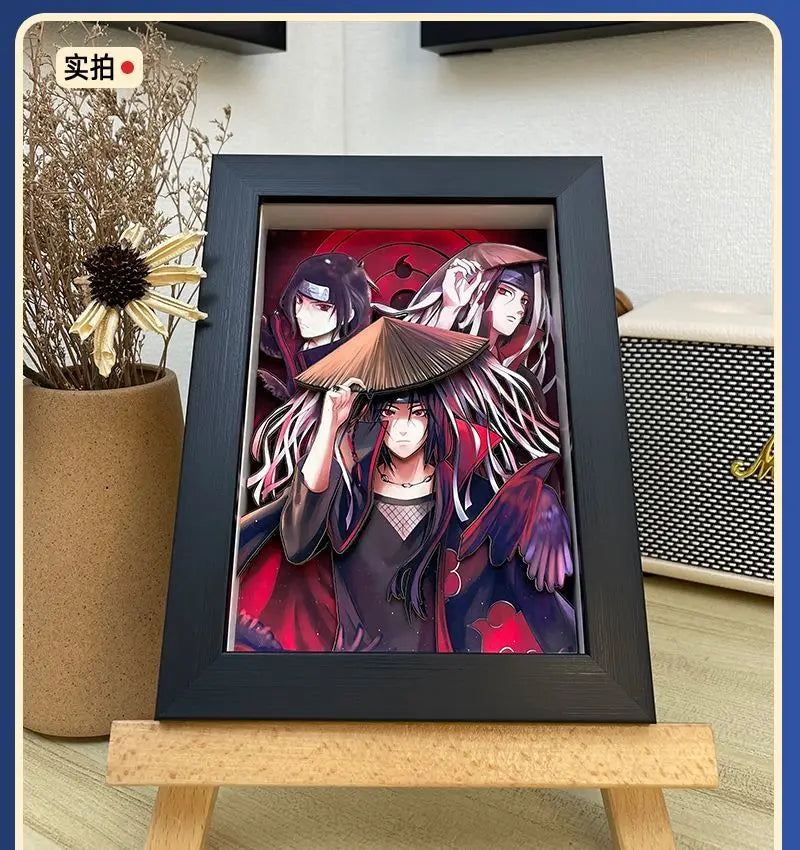 3D Anime Ninja Art Painting
