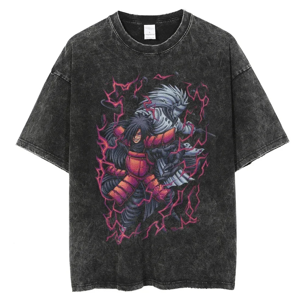 Vintage Anime Print T-Shirt