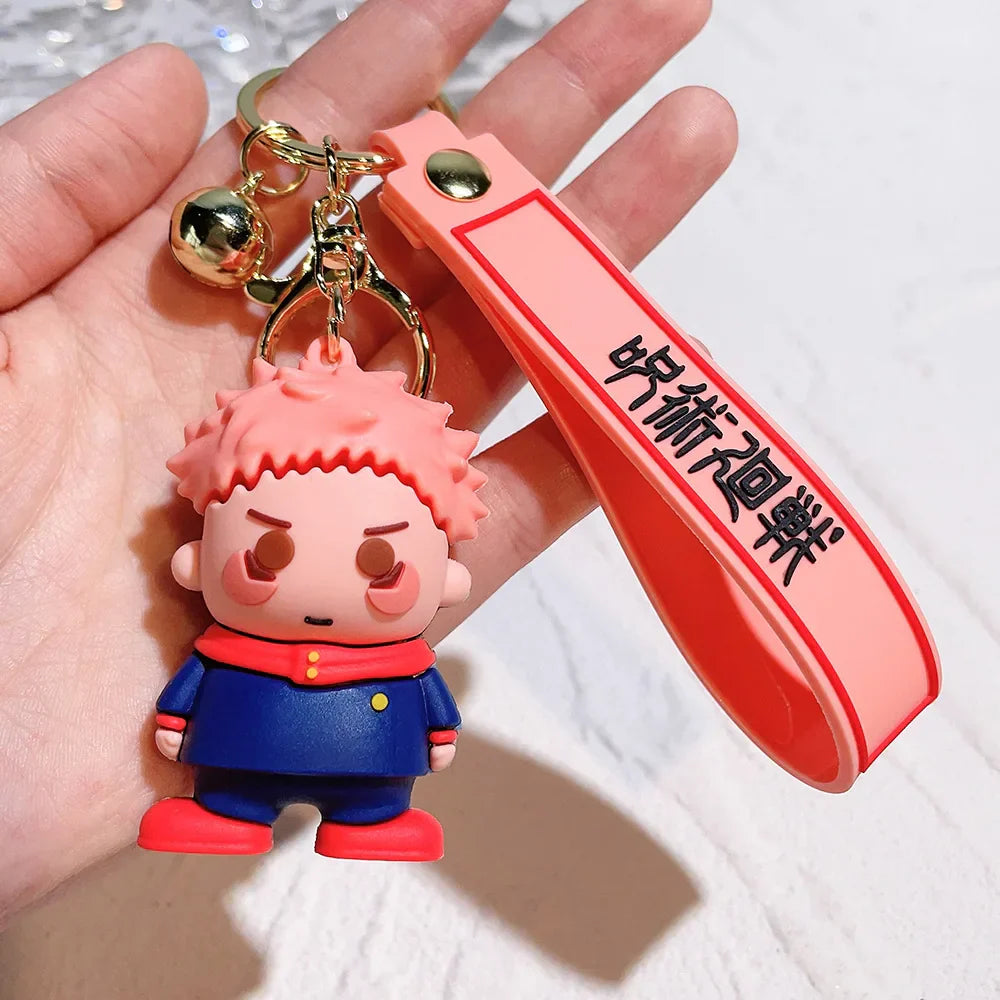 Anime-Inspired Keychain - Sorcerer & Warrior