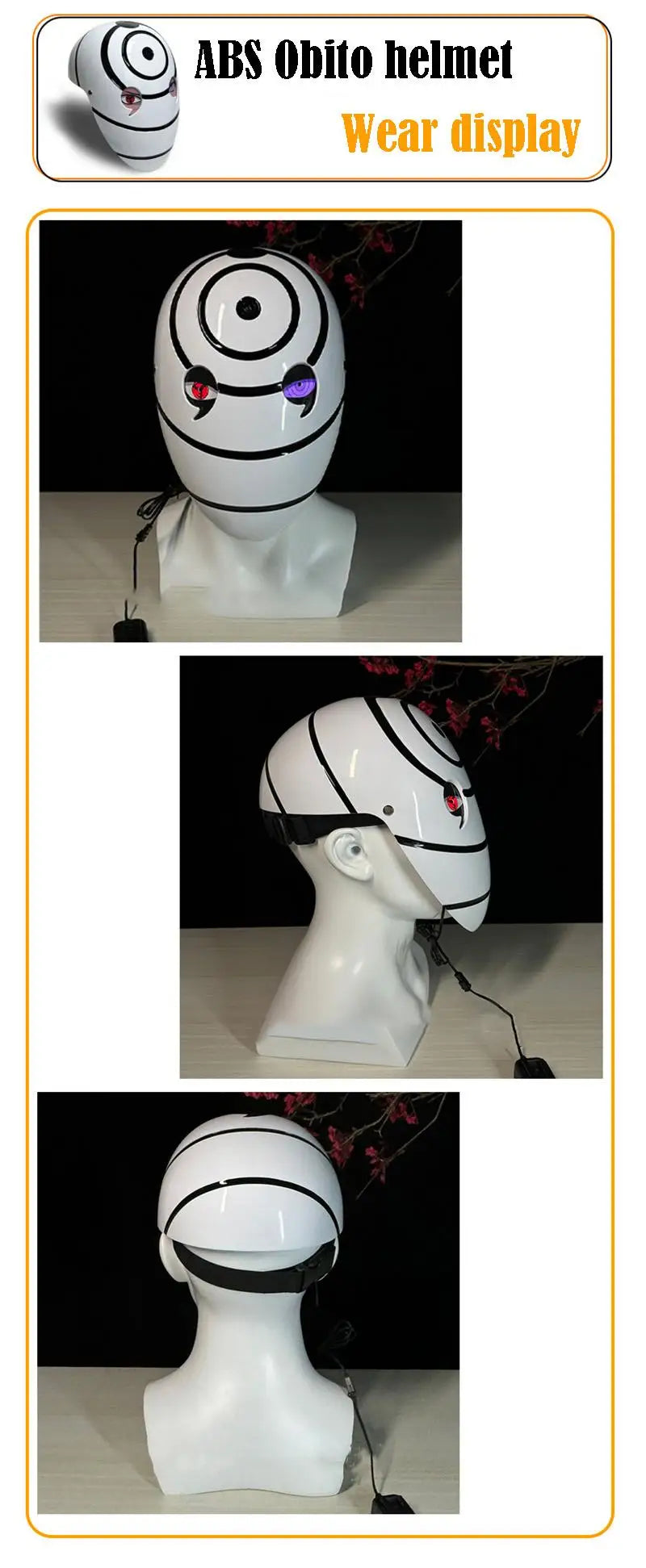 Phantom Mask with LED Glow