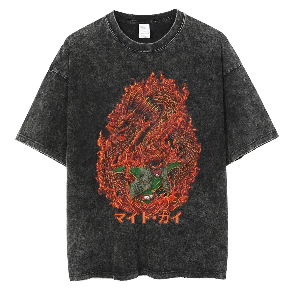 Vintage Anime Print T-Shirt