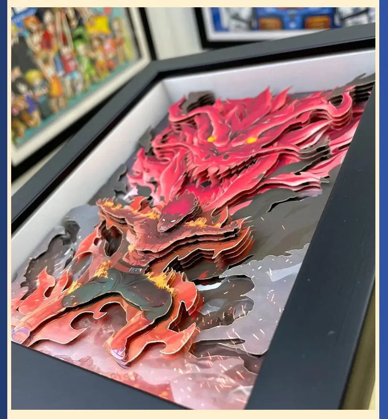 3D Anime Ninja Art Painting