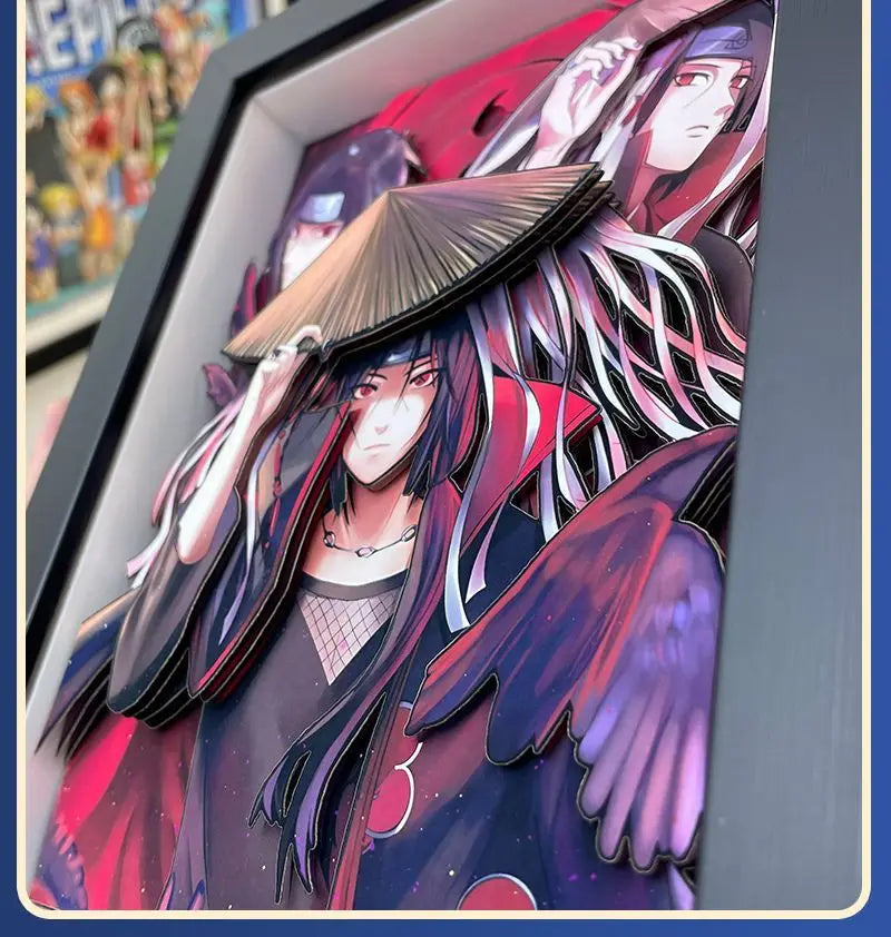 3D Anime Ninja Art Painting