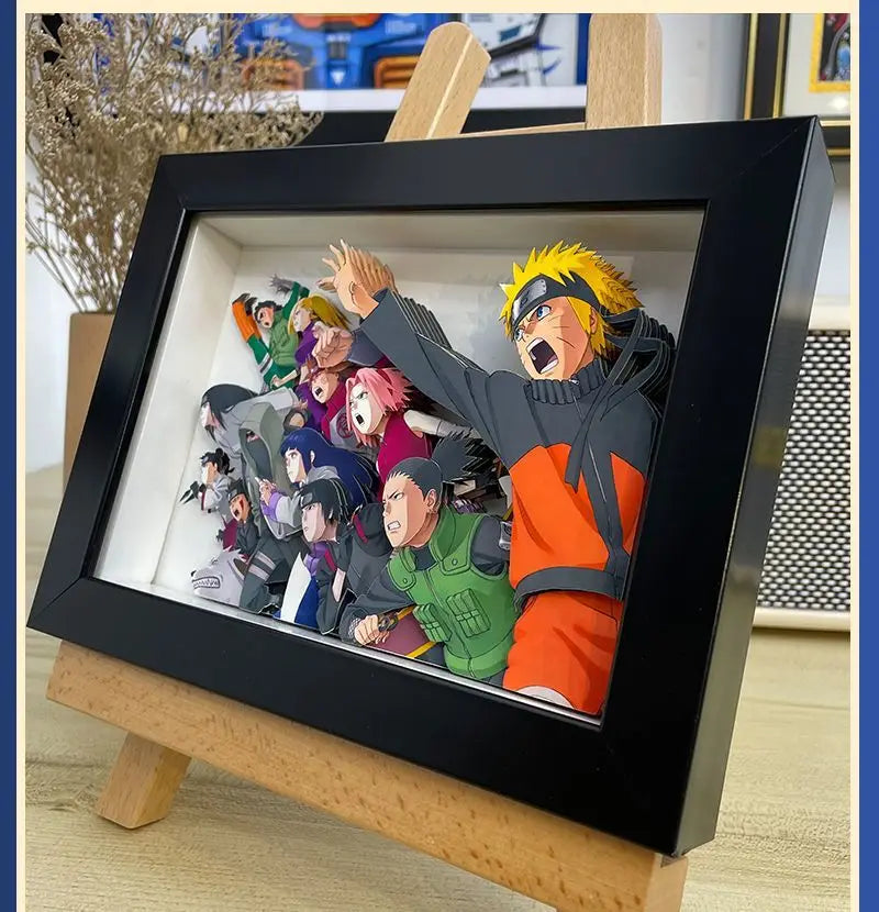 3D Anime Ninja Art Painting