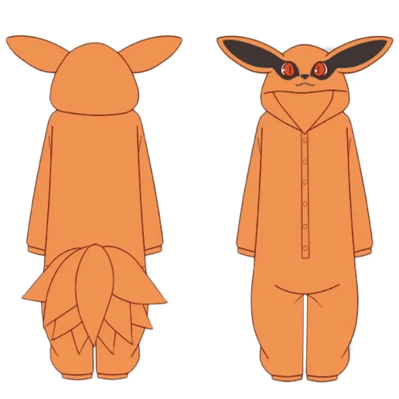 Nine-Tailed Fox Kigurumi Onesie