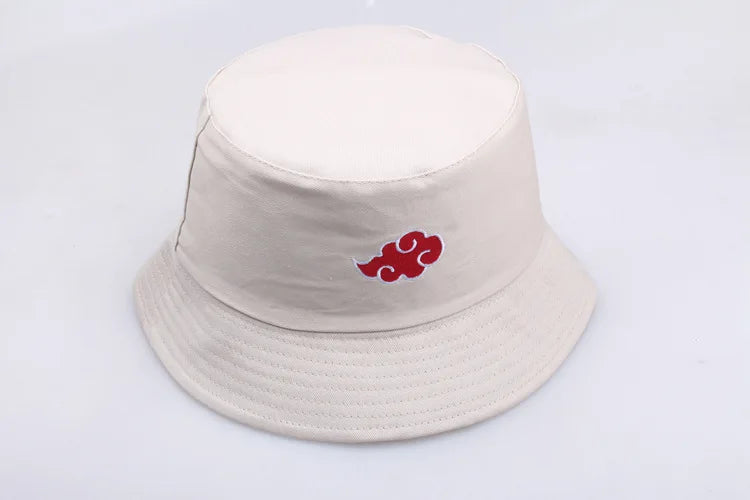 Red Cloud Print Bucket Hat
