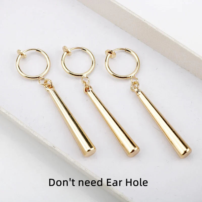 "Three-Sword Danglers – Ronin’s Oath Earrings"