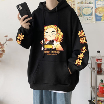 Flame Crest Hoodie – Hashira’s Training Sweatshirt