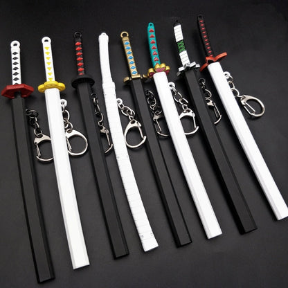 Demon slayer sword keychaines