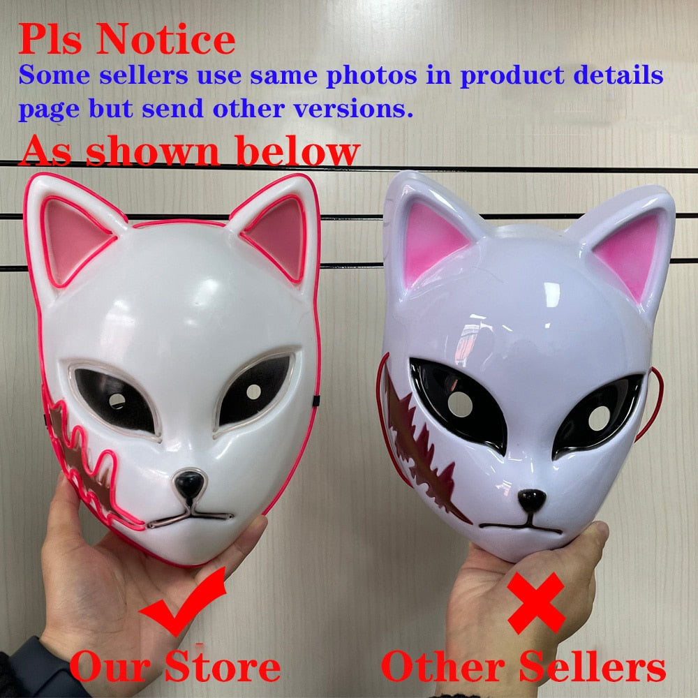 Demon slayer led masks