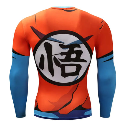 3D Muscle Print Compression Shirt