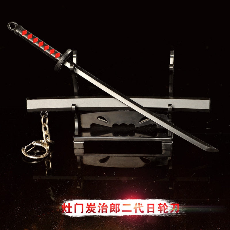 Demon slayer sword keychaines