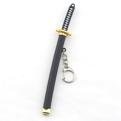Blade Master Keychain – Tactical Katana Charm"