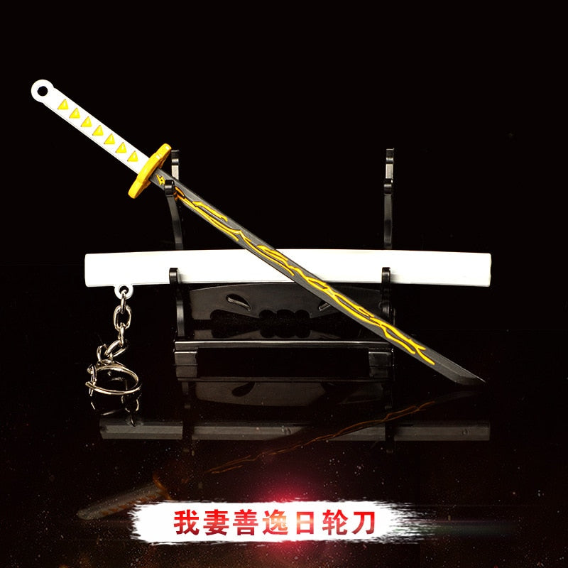 Demon slayer sword keychaines