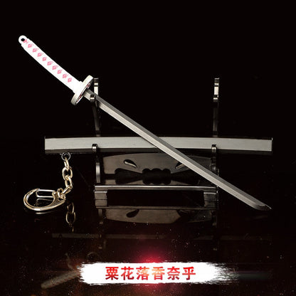 Demon slayer sword keychaines