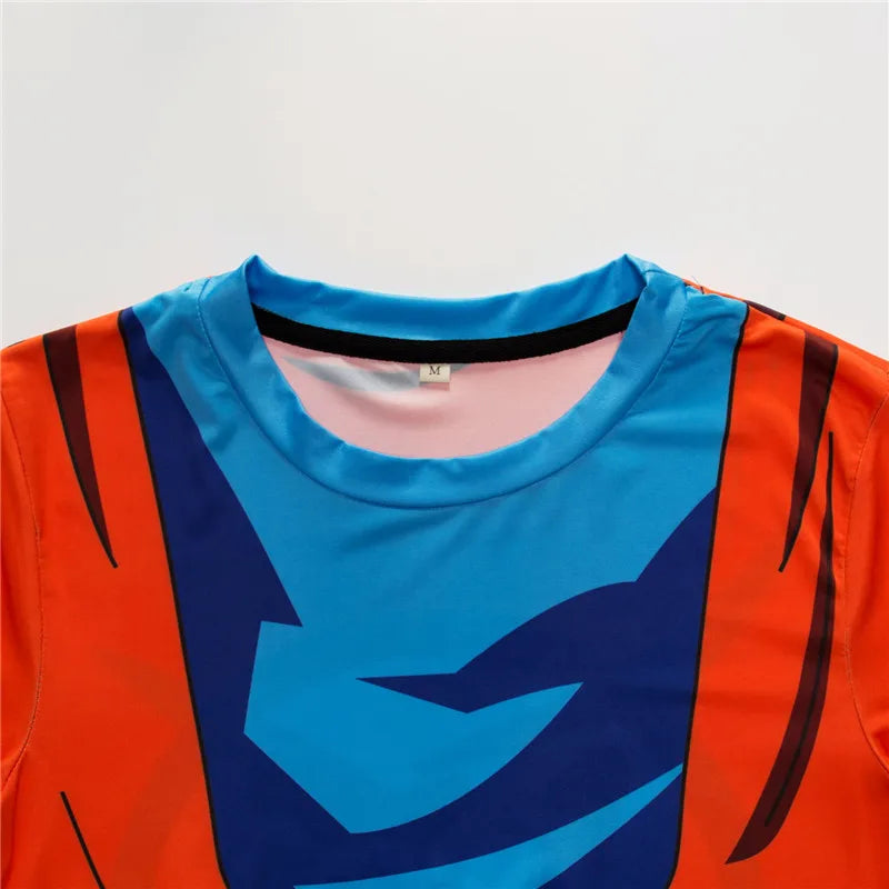 3D Muscle Print Compression Shirt