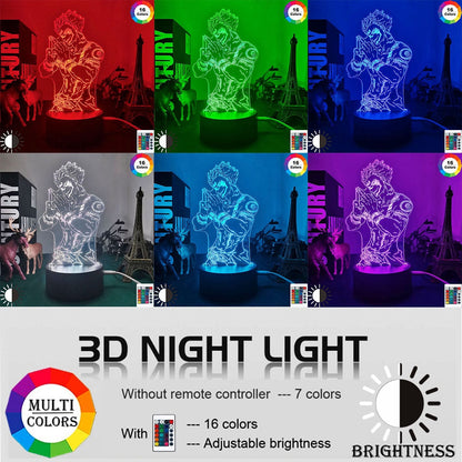 Ryomen Sukuna Led Lamp