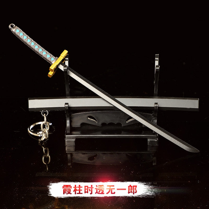 Demon slayer sword keychaines