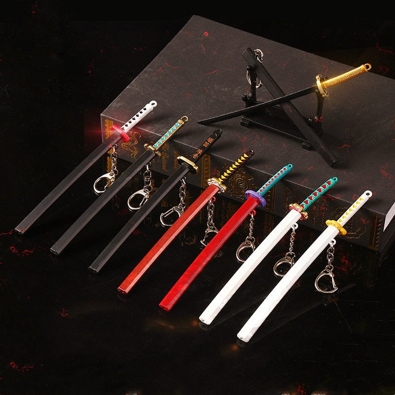 Demon slayer sword keychaines