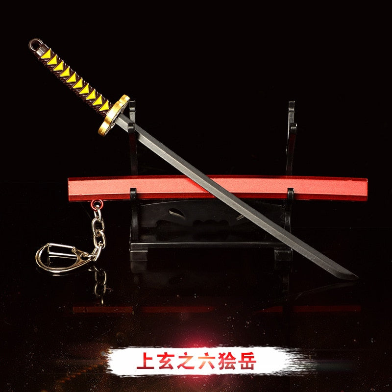 Demon slayer sword keychaines