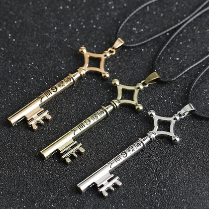 Steampunk Winged Key Necklace