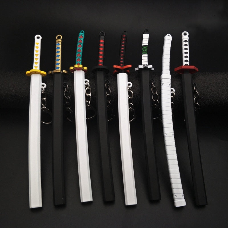 Demon slayer sword keychaines
