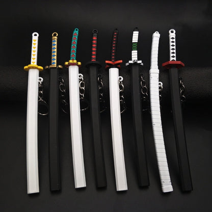 Demon slayer sword keychaines