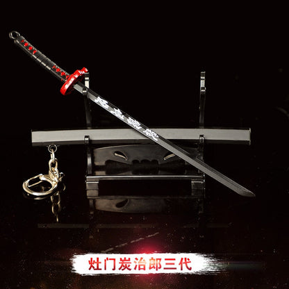 Demon slayer sword keychaines