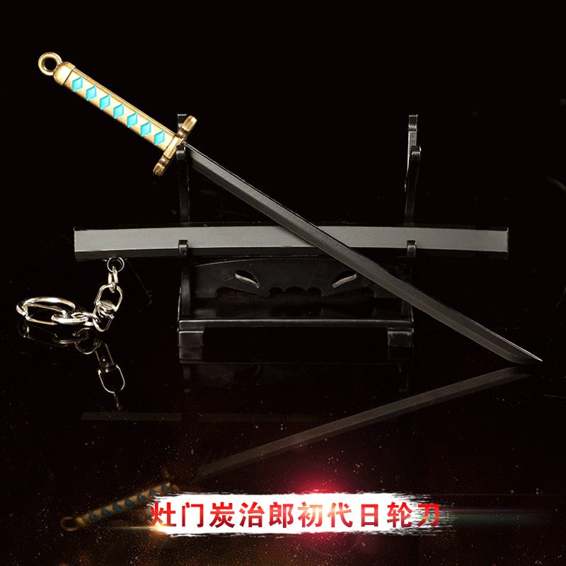 Demon slayer sword keychaines