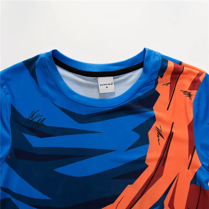 3D Muscle Print Compression Shirt