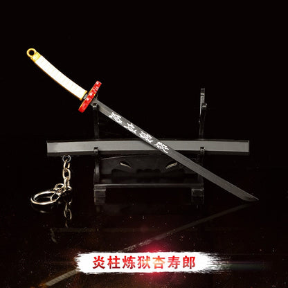 Demon slayer sword keychaines