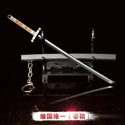 Demon slayer sword keychaines