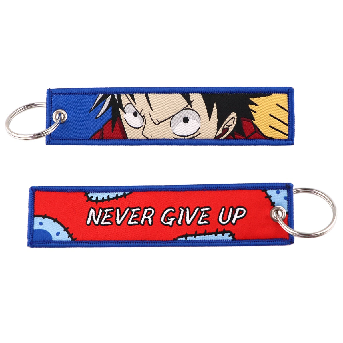 One piece key strap