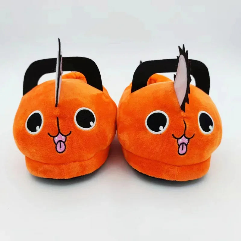 Chainsaw Man Pochita Plush Slippers