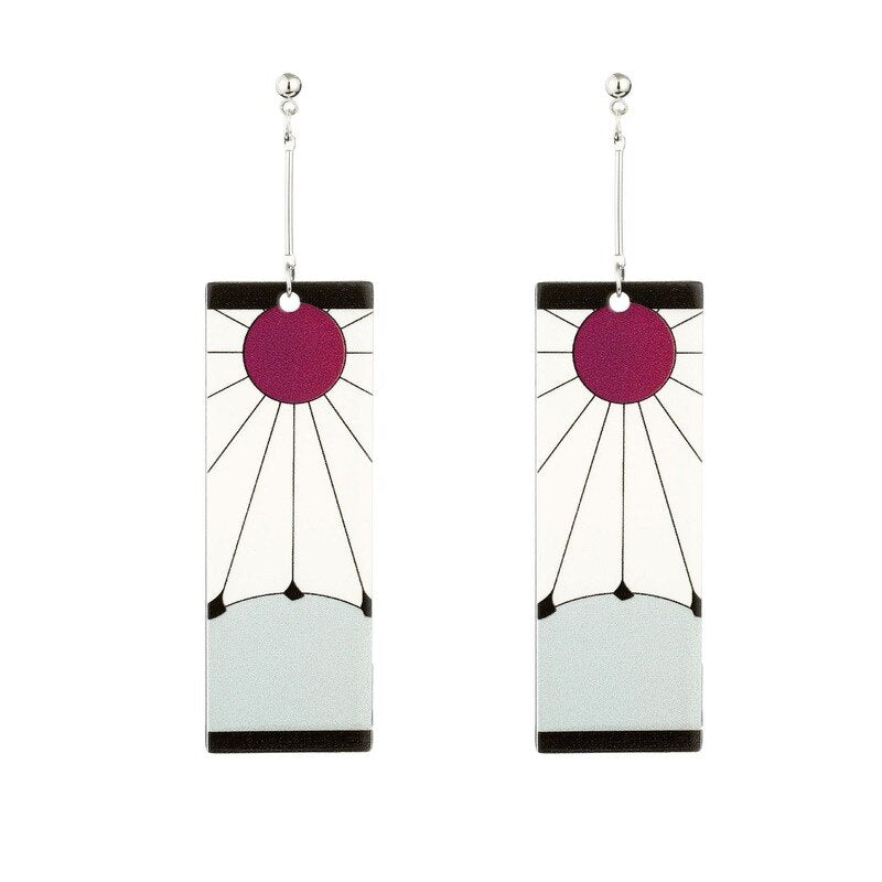 Demon Slayer Kimetsu No Yaiba Earrings