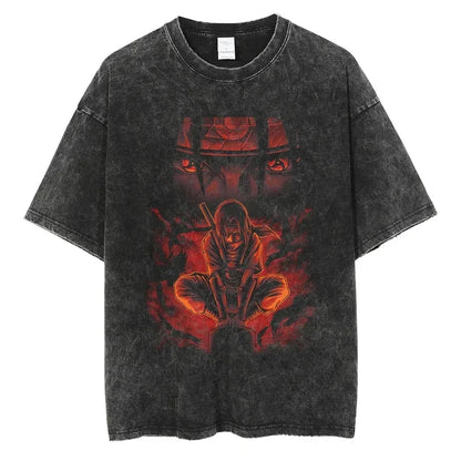 Vintage Anime Print T-Shirt