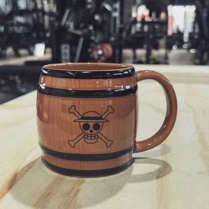 One Piece Straw Hat Fleet Barrel Mug