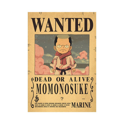One Piece Luffy Wanted  Poster