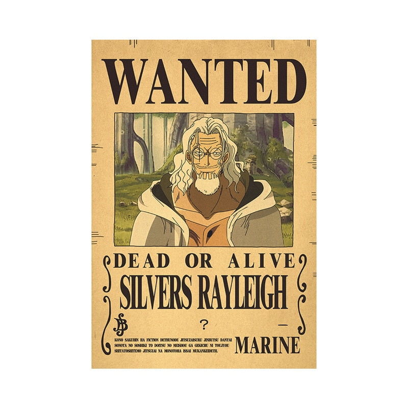 One Piece Luffy Wanted  Poster