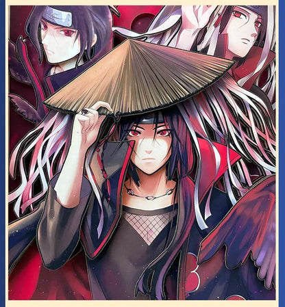 3D Anime Ninja Art Painting
