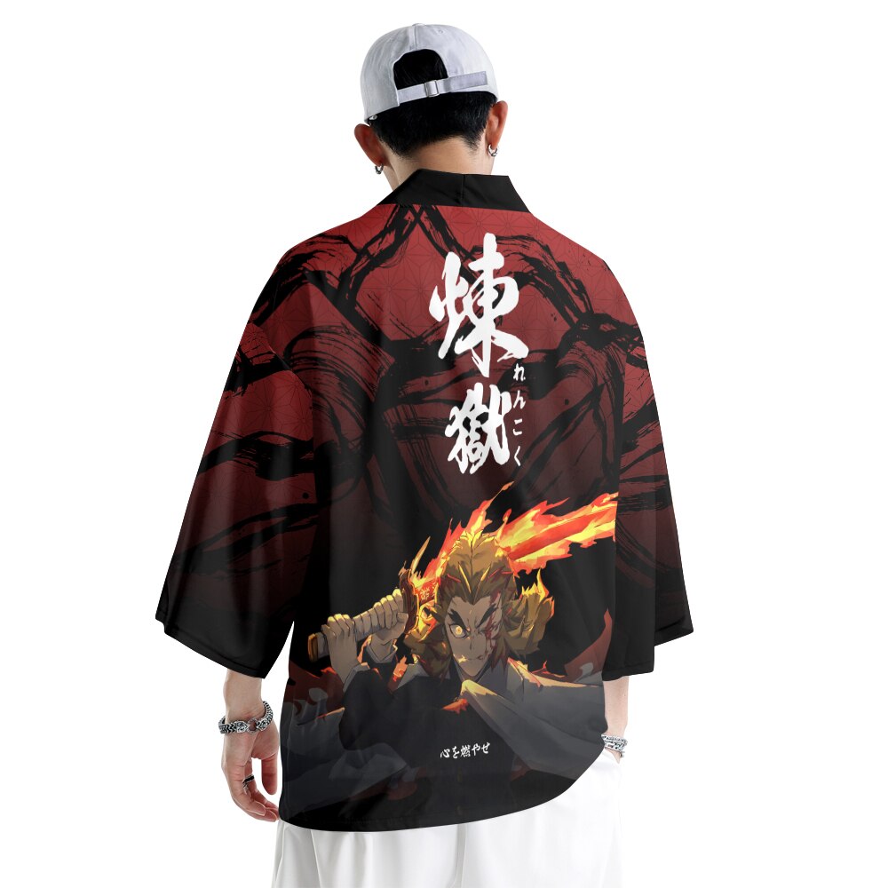 Demon Slayer kimono and shorts