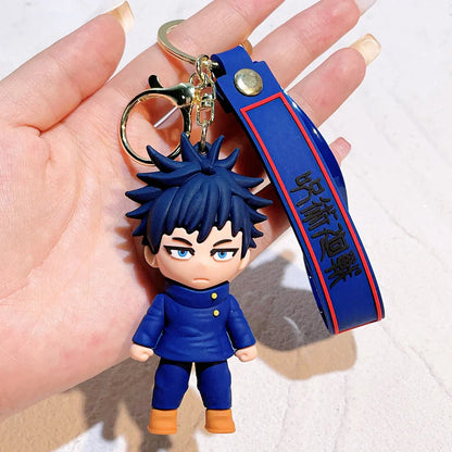 Anime-Inspired Keychain - Sorcerer & Warrior